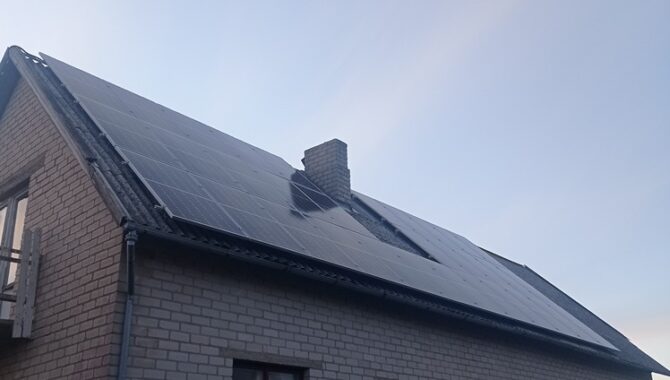 saules elektrine klaipedoje, elektrine ant namo stogo