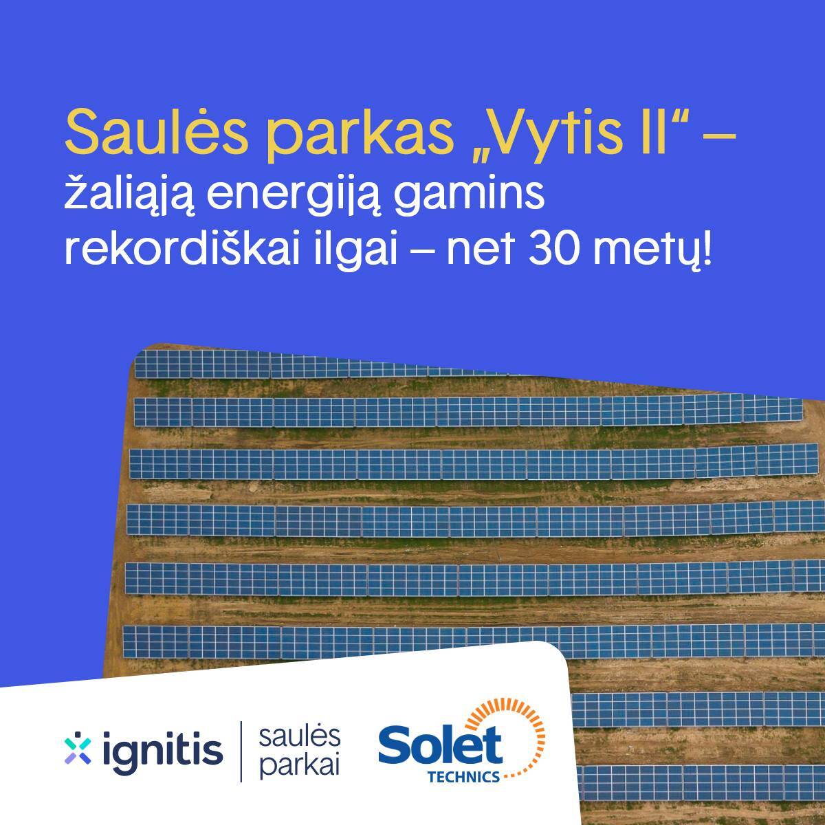 saules parkas vytis II iliustracija ignitis ir solet technics