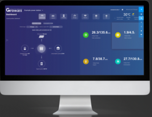 Growatt nuotolinio valdymo platforma žiniatinkliui "ShineServer"