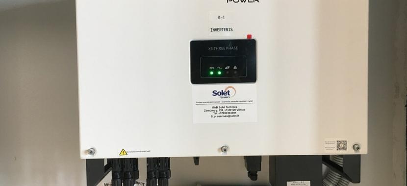 Solax x3 inverteris