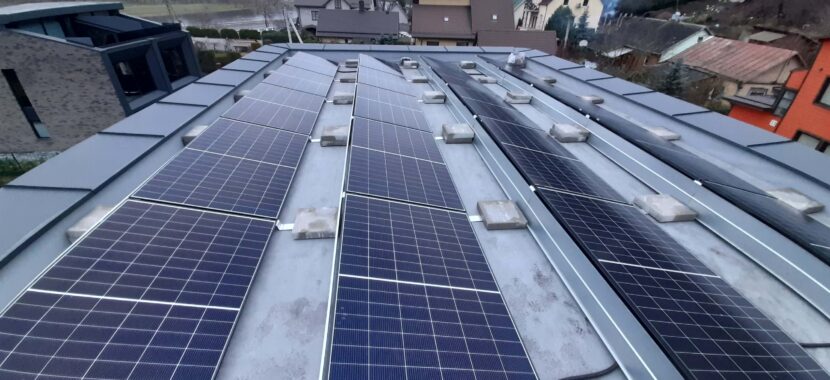 9,7kW saulės jėgainė Kaune