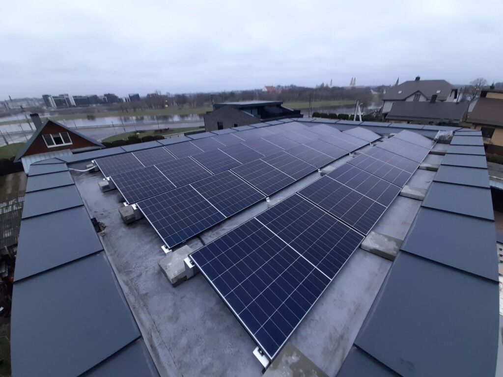 9,7kW saulės jėgainė Kaune