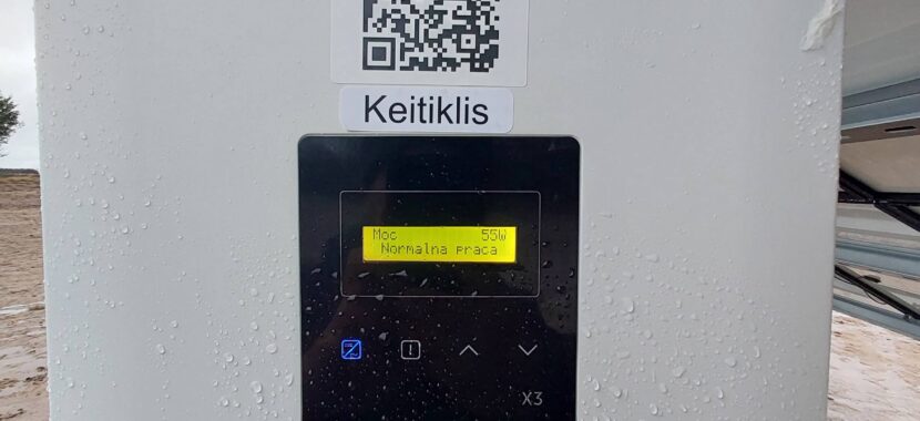 solax 10 kw galios keitiklis ant antzemines konstrukcijos