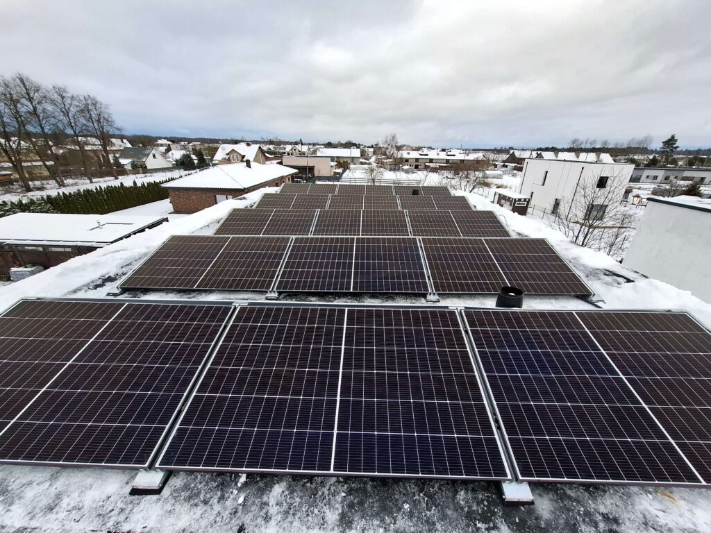 6,8 kW jėgainė ant stogo Vilniaus rajone