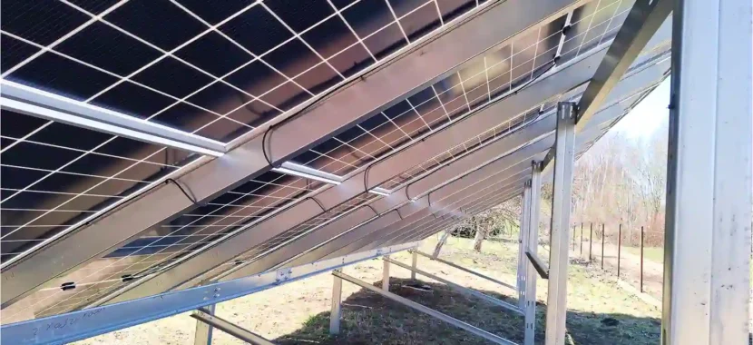 12kW antžemines saulės elektrinės montavimas