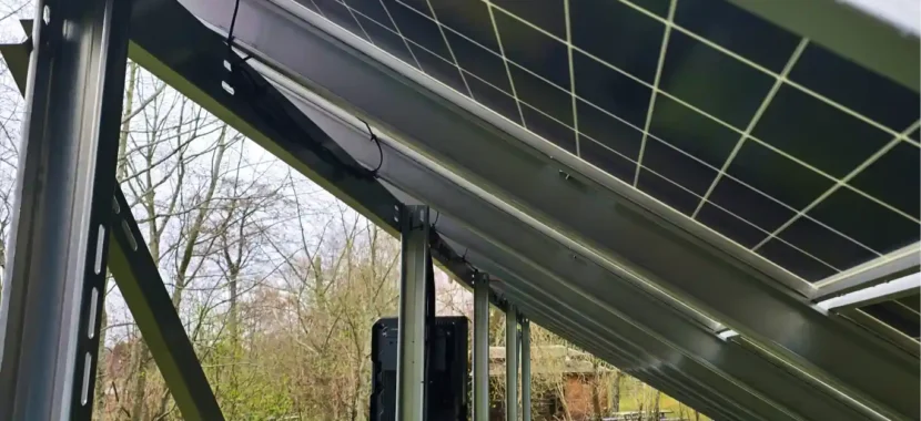 10 kW antžeminė saulės jėgainės montavimas Vilniaus rajone