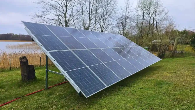 10 kW antžeminė saulės jėgainė Vilniaus rajone