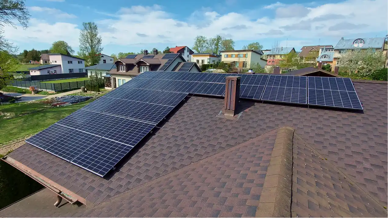 10 kW elektrinė ant stogo Vilniaus rajone