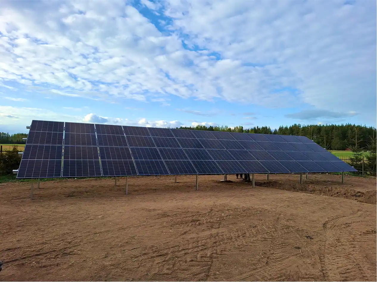 12 kW elektrinė ant žemės Šalčininkų rajone