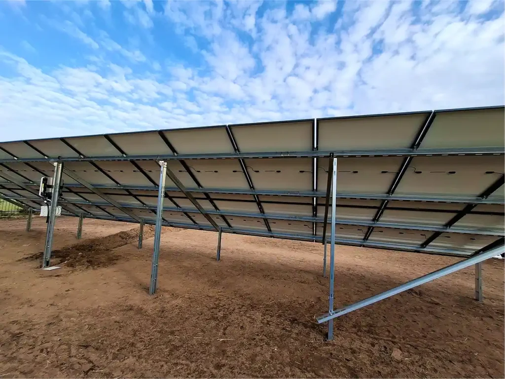 12 kW elektrinės montavimas ant žemės Šalčininkų rajone