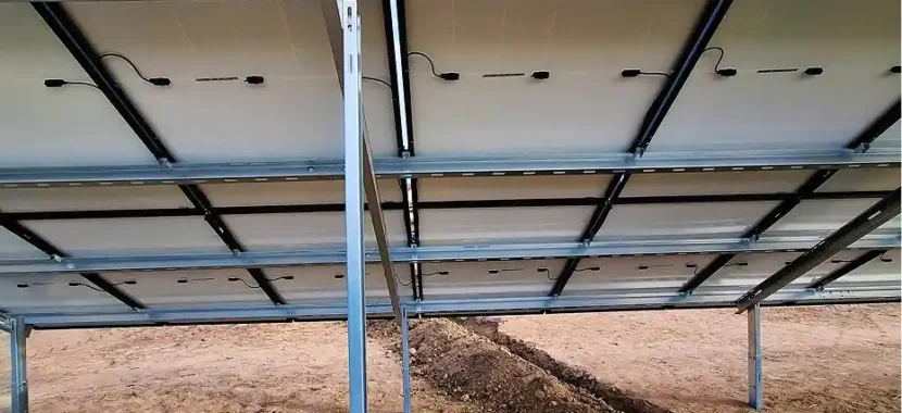 12 kW elektrinės montavimas ant žemės Šalčininkų rajone