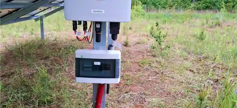 saulės elektrinės galios keitiklis