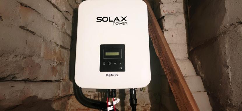 Galios keitiklis Solax X3-MIC-10K-G2 ant sienos