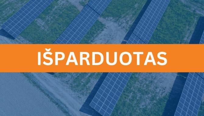 Saulės parkas “VYTIS” III etapas