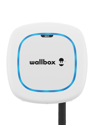 Wallbox Wallbox Pulsar Max Electric Vehicle charge, 7 meter cable Type 2, 22kW, OCPP + DC, White