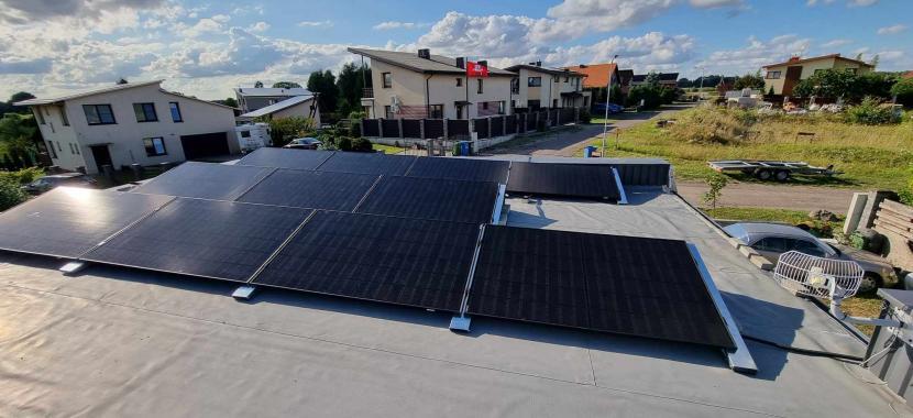 11,31kW saulės jėgainė Kauno rajone