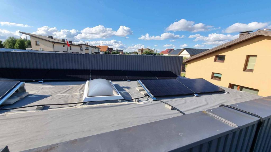 11,31kW saulės jėgainė Kauno rajone