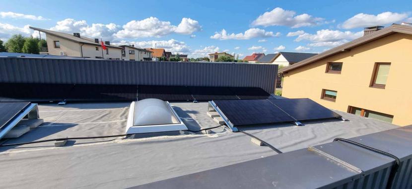 11,31kW saulės jėgainė Kauno rajone