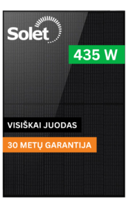 solet 435w saulės moduliai