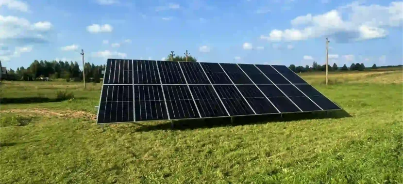 saulės elektrinė pasinaudojus apva parama
