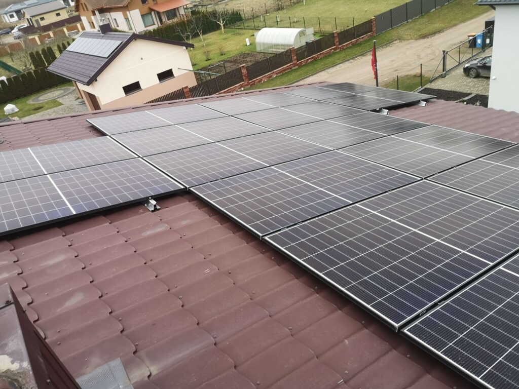 13,58 kW jėgainė ant stogo Vilniaus rajone