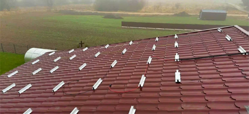 14 kW elektrinė ant stogo Vilniaus rajone