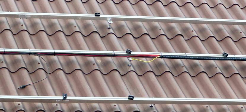 10 kW saulės baterijų montavimas ant stogo Utenos rajone