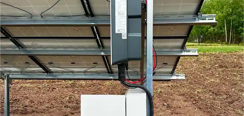 5 kW antžeminės saulės elektrinės įrengimas Trakų rajone – nuotrauka 4