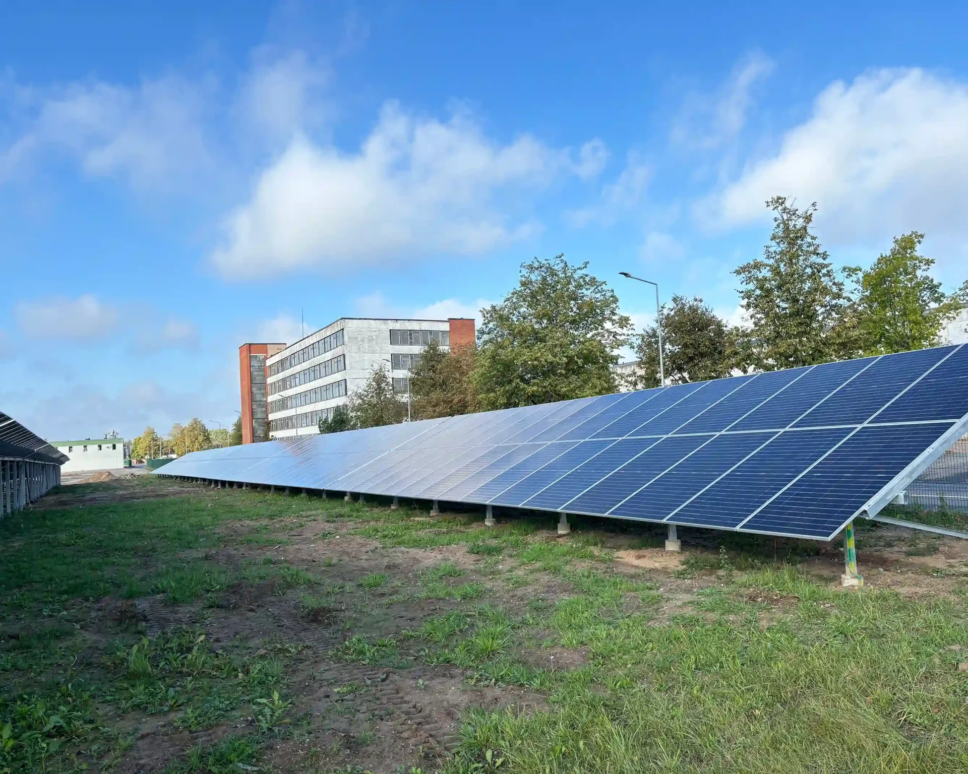 400 kW jėgainė ant žemės Alytuje