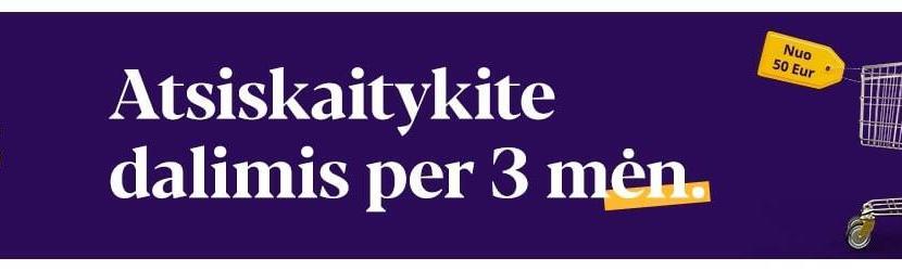 Moki3 atsiskaitymas per 3 mėnesius su Inbank ir Solet