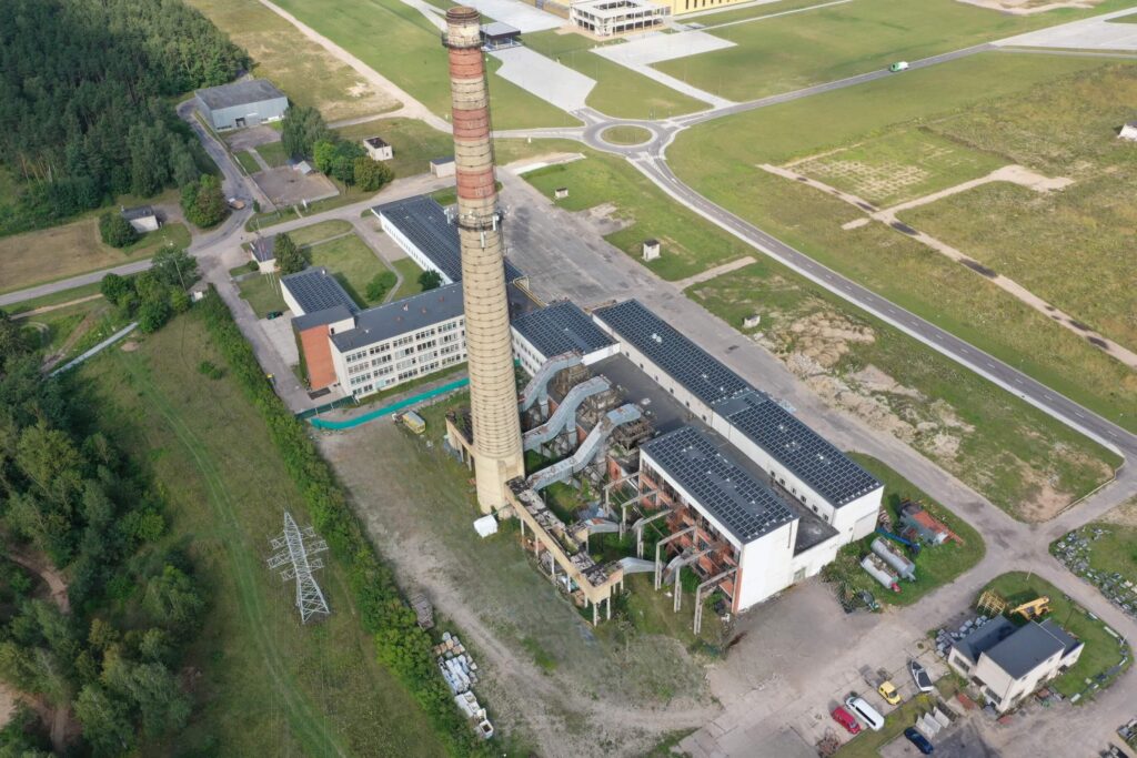 500 kW elektrinė ant stogo Pagiriuose