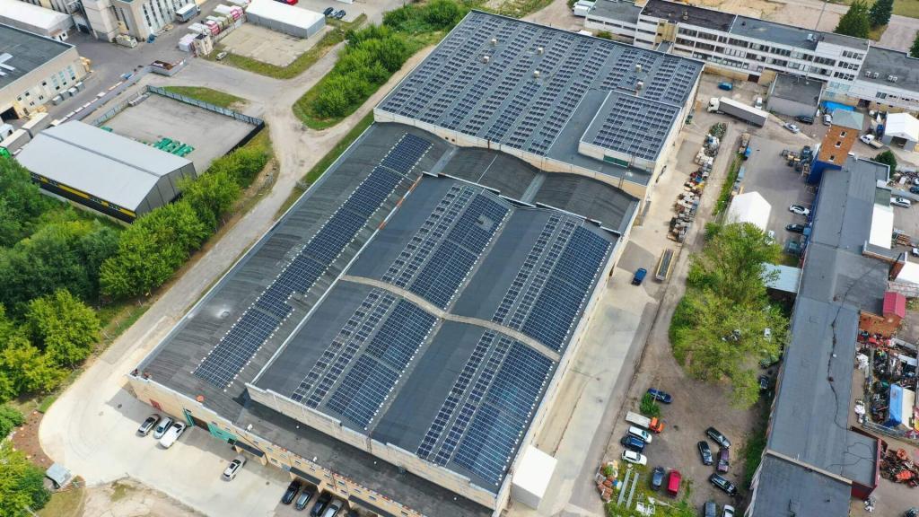 900 kw saulės elektrinė panevėžyje
