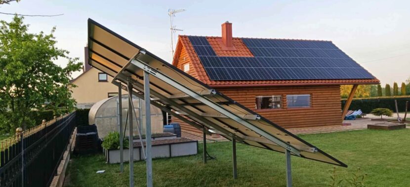Saulės elektrinės įrengimas Vilniuje ant žemės ir ant stogo