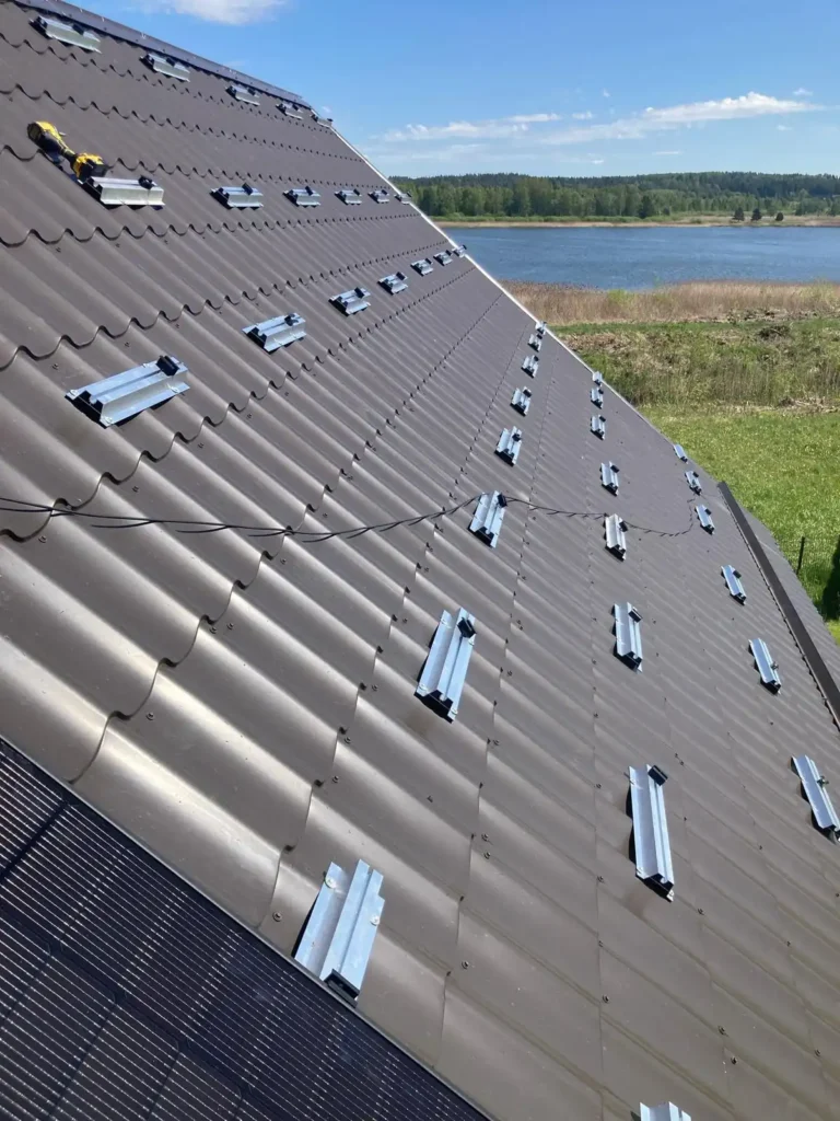 12 kW saulės modulių įrengimas Šiaulių rajone – nuotrauka 1