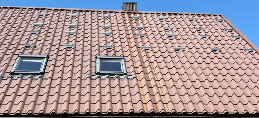 10 kW saulės elektrinės ant stogo montavimas