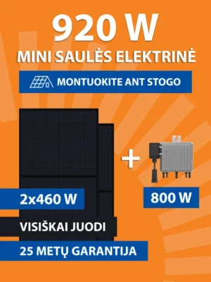 mini elektrinės komplektas 920 w