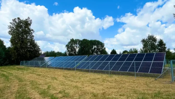 saulės elektrinės parkas