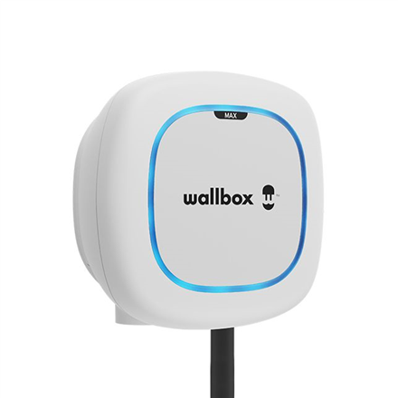 Wallbox Wallbox Pulsar Max Electric Vehicle charge, 7 meter cable Type 2, 22kW, OCPP + DC, White